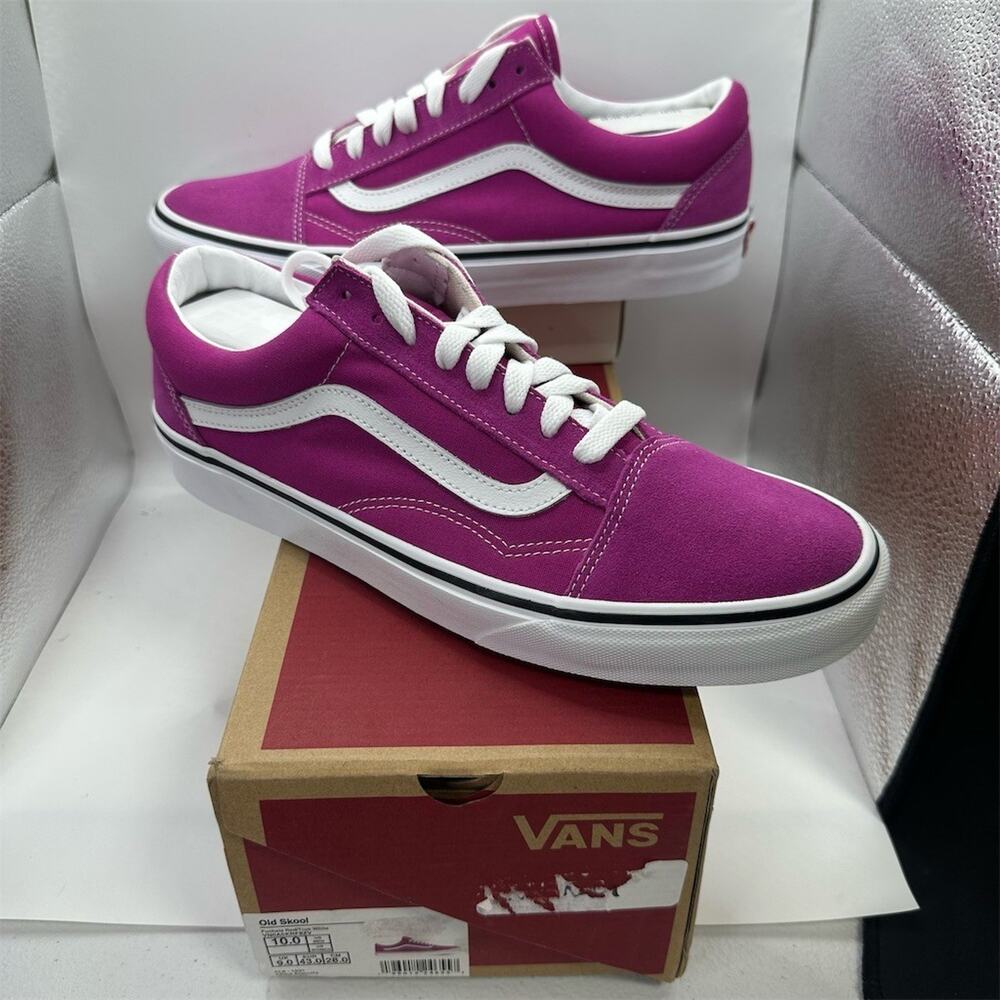 Vans Old Skool Fuchsia Red Sneakers VN0A5KRF8ZV | Men's Size 10 US | New